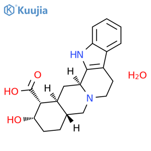 Yohimbic acid hydrate structure