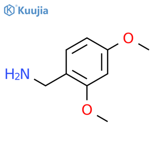 (2,4-Dimethoxyphenyl)methanamine structure