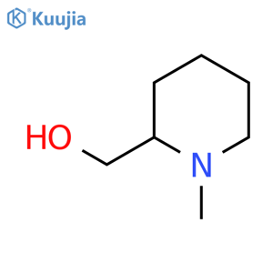 1-Methyl-2-piperidinemethanol structure