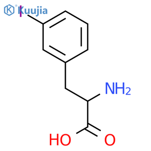 2-Amino-3-(3-iodophenyl)propanoic acid structure