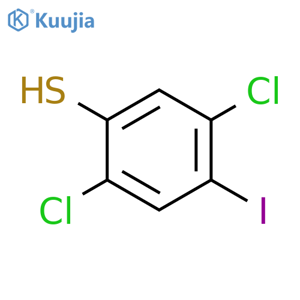 Benzenethiol, 2,5-dichloro-4-iodo- structure
