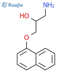 2-Propanol,1-amino-3-(1-naphthalenyloxy)- structure