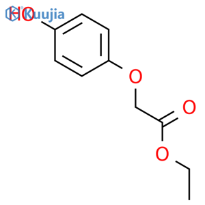 Ethyl 2-(4-hydroxyphenoxy)acetate structure