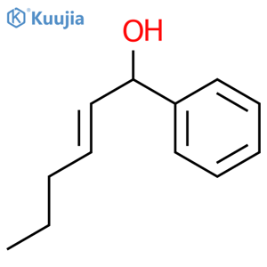 Benzenemethanol, α-(1E)-1-penten-1-yl- structure