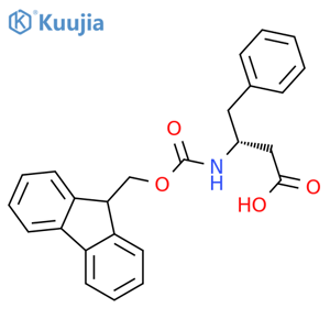 Fmoc-d-β-homophenylalanine structure