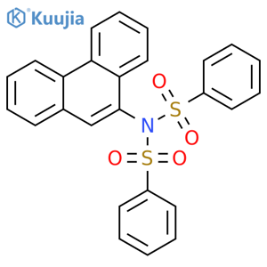 N-9-Phenanthrenyl-N-(phenylsulfonyl)benzenesulfonamide structure