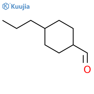 4-propylcyclohexane-1-carbaldehyde structure