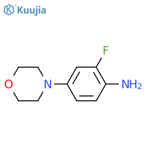 2-Fluoro-4-(morpholin-4-yl)aniline structure