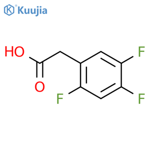 2,4,5-Trifluorobenzeneacetic Acid structure