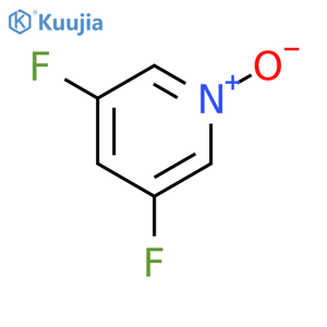 3,5-Difluoropyridine 1-oxide structure