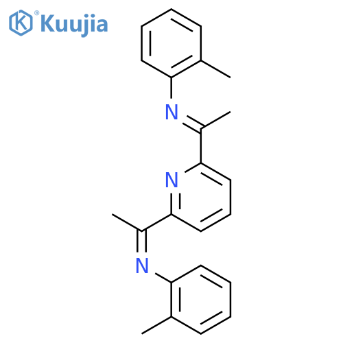 2,6-bis[1-(2-methylphenylimino)ethyl]pyridine structure