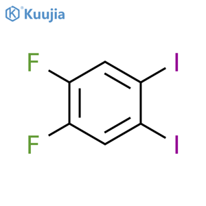 1,2-Difluoro-4,5-diiodobenzene structure