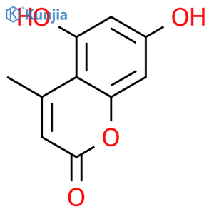 5,7-Dihydroxy-4-methylcoumarin structure