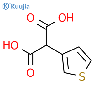 3-Thiophenemalonic acid structure