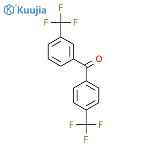 (3-(Trifluoromethyl)phenyl)(4-(trifluoromethyl)phenyl)methanone structure