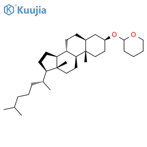 2H-Pyran, 2-[[(3b,5a)-cholestan-3-yl]oxy]tetrahydro- structure