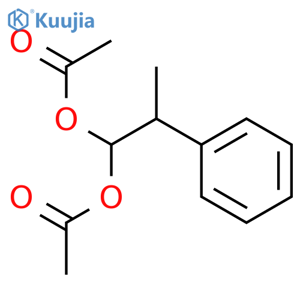 1,1-Propanediol,2-phenyl-, 1,1-diacetate structure