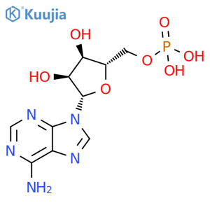 9-(5-O-Phosphono-β-L-ribofuranosyl)-9H-purin-6-amine structure