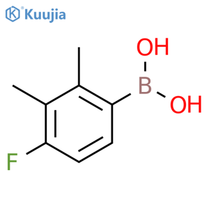 4-Fluoro-2,3-dimethylphenylboronic acid structure