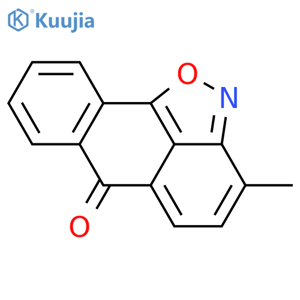 6H-Anthra[1,9-cd]isoxazol-6-one, 3-methyl- (8CI,9CI) structure