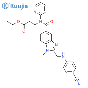 Deacetamidine Cyano Dabigatran Ethyl Ester structure