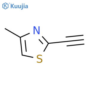 2-ethynyl-4-methyl-1,3-thiazole structure