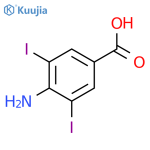 4-Amino-3,5-diiodobenzoic acid structure