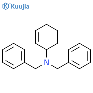 Benzenemethanamine, N-2-cyclohexen-1-yl-N-(phenylmethyl)- structure