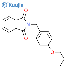 1H-Isoindole-1,3(2H)-dione, 2-[[4-(2-methylpropoxy)phenyl]methyl]- structure