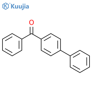 4-Benzoylbiphenyl structure