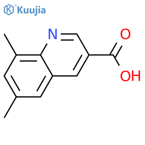 6,8-Dimethylquinoline-3-carboxylic acid structure