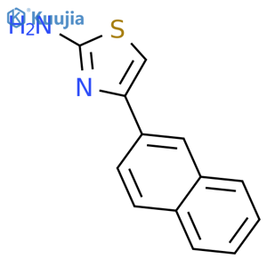 4-(naphthalen-2-yl)-1,3-thiazol-2-amine structure