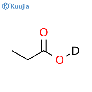 Propanoic acid-d (9CI) structure