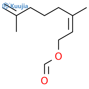 2,6-Octadien-1-ol,3,7-dimethyl-, 1-formate, (2Z)- structure