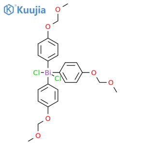 Bismuth, dichlorotris[4-(methoxymethoxy)phenyl]- structure