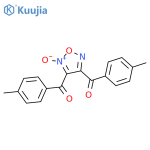 Methanone, (2-oxido-1,2,5-oxadiazole-3,4-diyl)bis[(4-methylphenyl)- structure