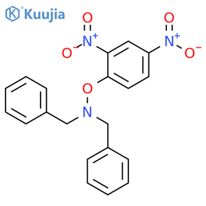N-(2,4-Dinitrophenoxy)-N-(phenylmethyl)benzenemethanamine structure