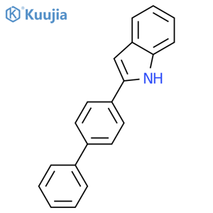 2-Biphenyl-4-yl-1H-indole structure