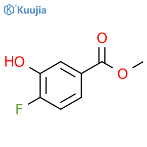 Methyl 4-Fluoro-3-hydroxybenzoate structure