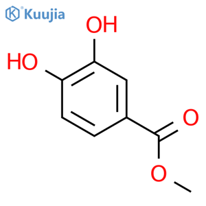 Methyl 3,4-dihydroxybenzoate structure