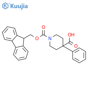 Fmoc-4-Phenyl-piperidine-4-carboxylic Acid structure