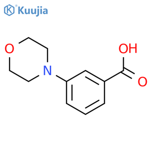 3-Morpholinobenzoic acid structure