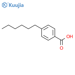 4-Hexylbenzoic acid structure