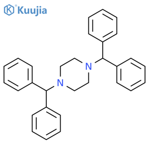 1,4-Bis(benzhydryl)piperazine structure