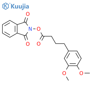 1,3-dioxo-2,3-dihydro-1H-isoindol-2-yl 4-(3,4-dimethoxyphenyl)butanoate structure