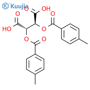 Butanedioic acid,2,3-bis[(4-methylbenzoyl)oxy]-, ion(2-), (2S,3S)- structure