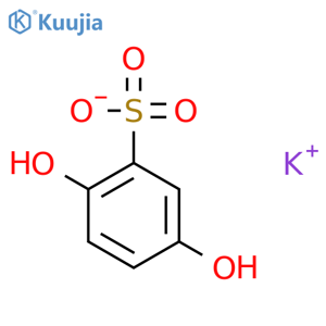 Potassium 2,5-dihydroxybenzenesulfonate structure