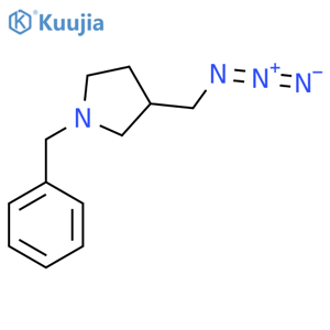 3-(Azidomethyl)-1-benzylpyrrolidine structure