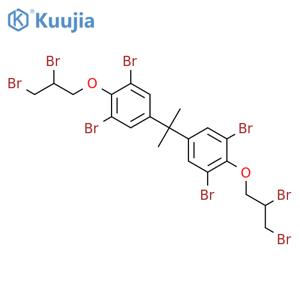 Bis(2,3-dibromopropoxy)tetrabromobisphenol A structure