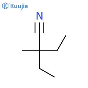 2-ethyl-2-methyl-butanenitrile structure